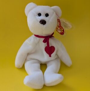 Valentino Beanie Baby Origiinal Brown Nose, Bum Tag Error, Suface Wash, P.E